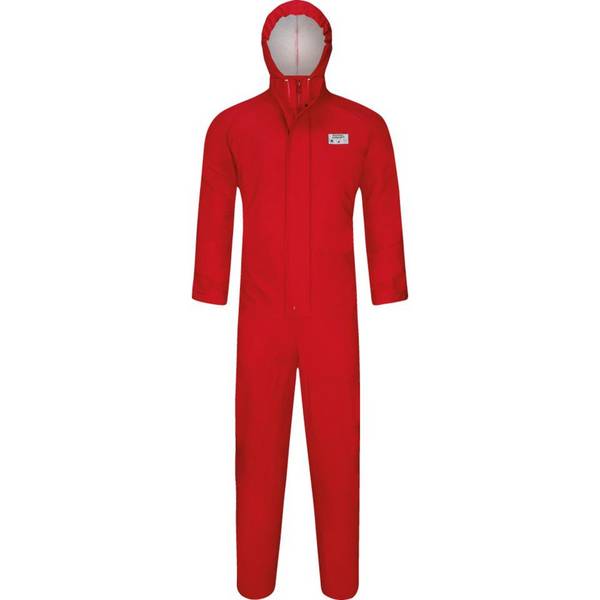 decontex® Concept Chemikalien-Schutzoverall, Typ 3, Kat.III, rot, Größe L