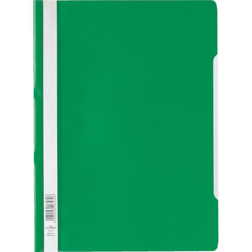 DURABLE Sichthefter A4, grün, Kunststoff, 10/VE-0