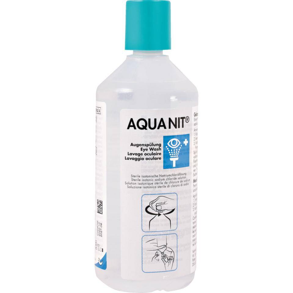 SÖHNGEN® Ersatzflasche f. Augenspülbox Aqua NIT®, Sterilwasser, 250ml/Flasche-1