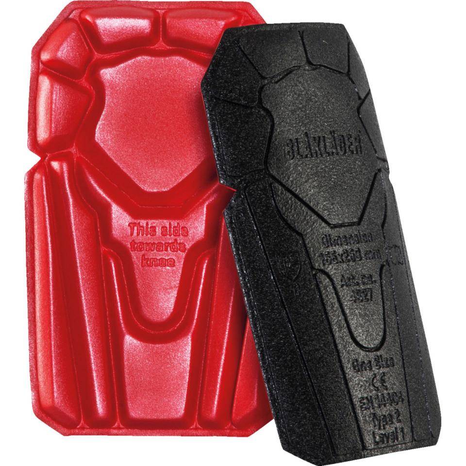 BLAKLÄDER Kniepolster 4027, formbar, schwarz/rot, Polyethylen, Onesize-0