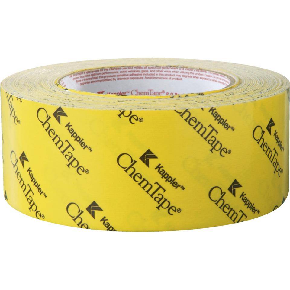 Abklebeband Chem-Tape, für Chemikalienschutzanzüge, gelb, 5cm, 55m/Rolle-0