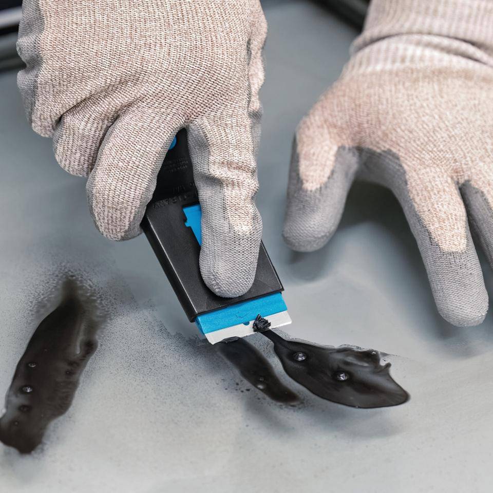 MARTOR Etikettenschaber SCRAPEX CLEANY, GS-geprüft, rückziehbareKlinge, Kunststoff-1
