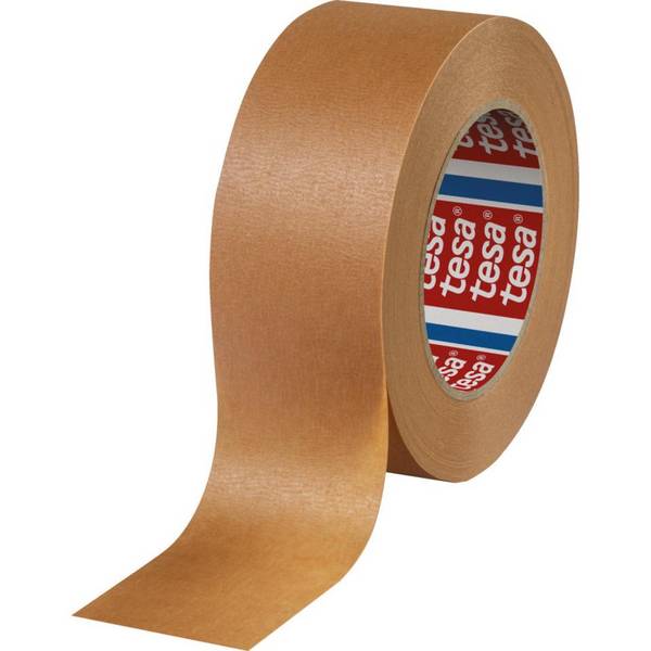 tesakrepp® Papierabdeckband 4318 PV2, braun, Papier, leicht gekreppt, 50mm, 50m/Rolle