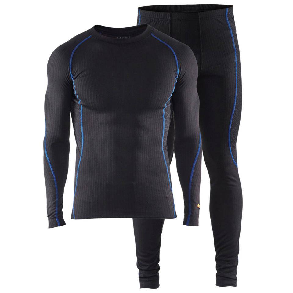 BLAKLÄDER Unterw.-Set LIGHT 6810, schwarz/blau, Polyester, Größe 3XL-0