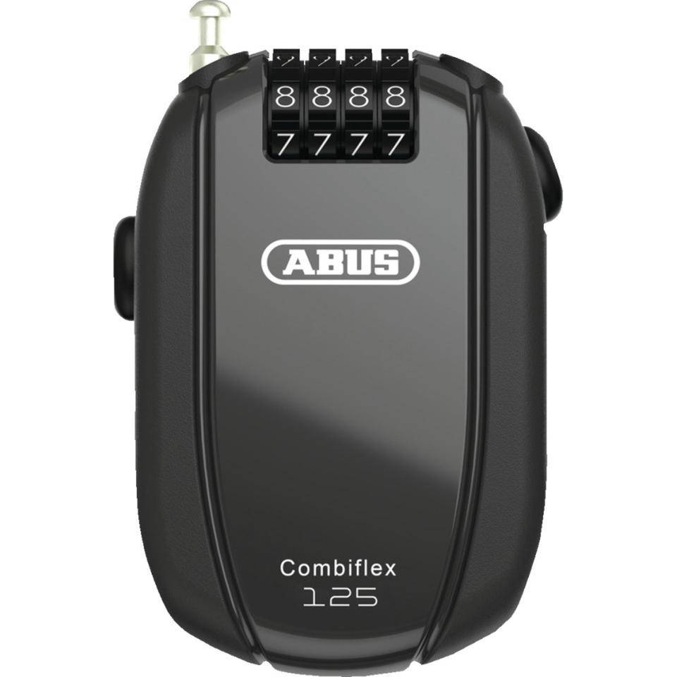 ABUS Roll-Back-Kabelschloss Combiflex™ Trip 125, schwarz, Stahlkabel, 125cm,128g-0