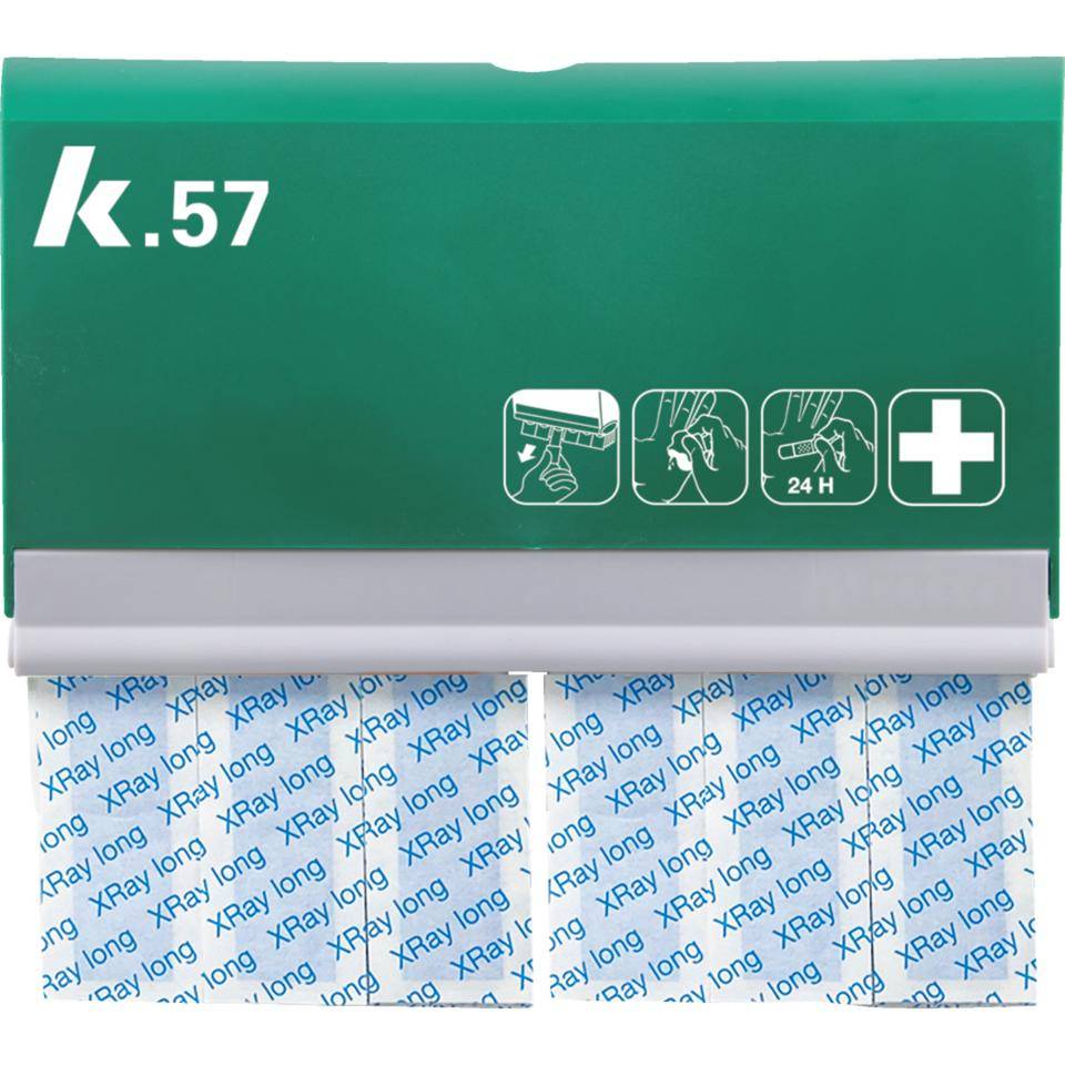 Nachfüllpack QuickFix Fingerverband XRay long, detektierbar, blau, 120x20mm, 180/VE-1