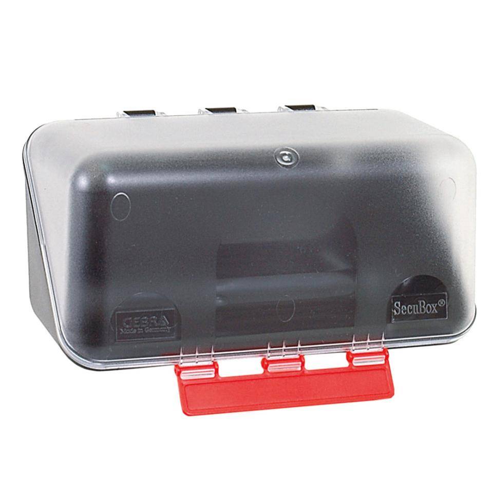 SecuBox Schutzmittelbox Mini, transparent, ca. 236x120x120mm-0