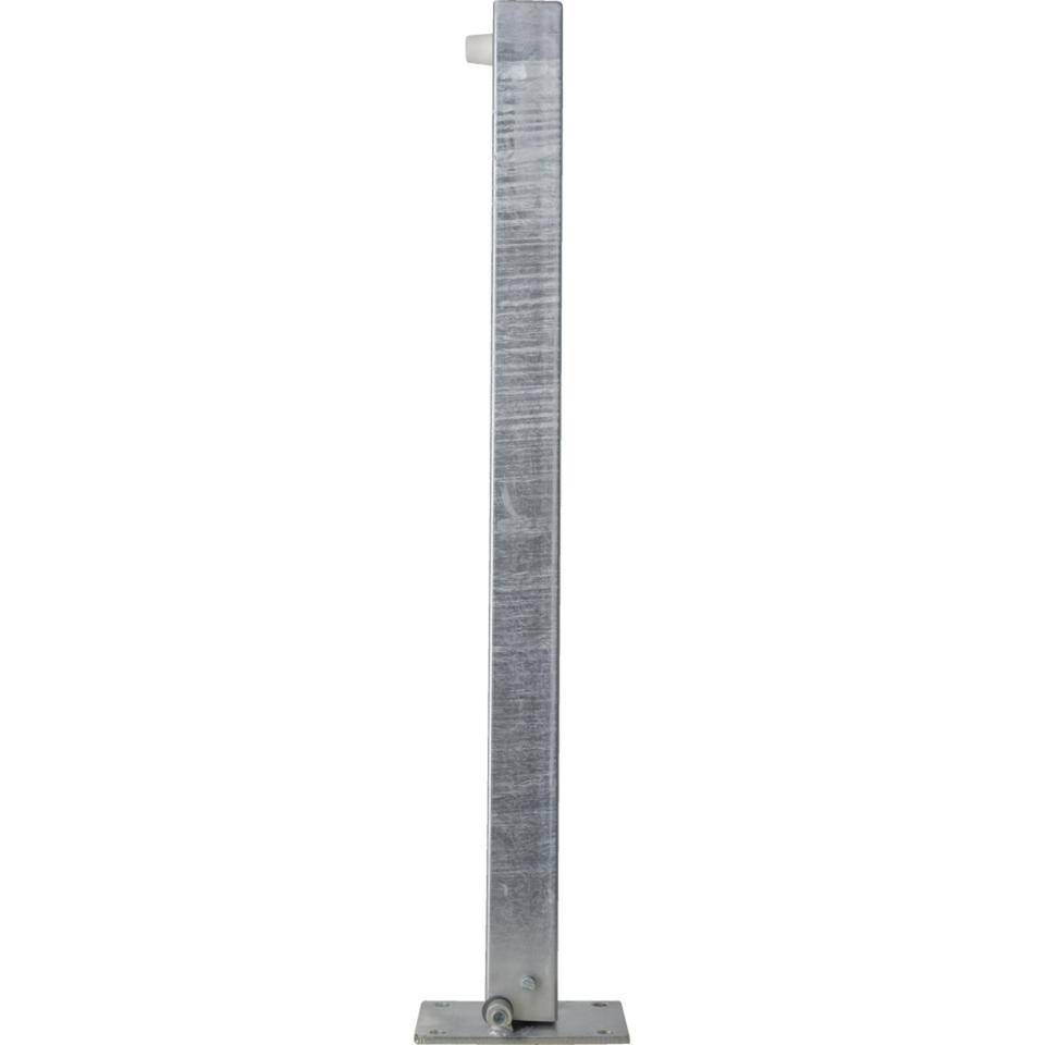 K.57 Universalpfosten Dublin,z. Aufdübeln,abschließ-/umklappbar,verzinkt,70x70mm-0