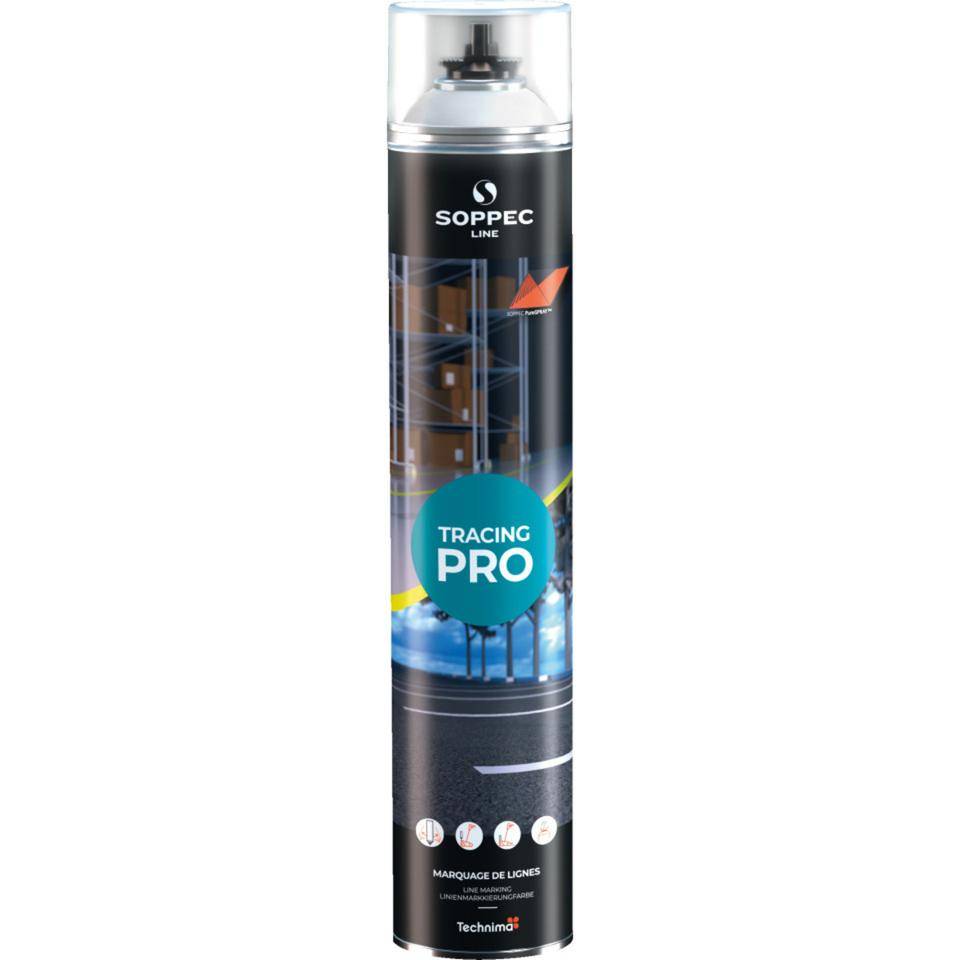 SOPPEC Bodenmarkierungsfarbe Tracing® Pro, weiß, 750ml-0