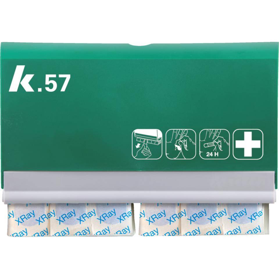 Nachfüllpack QuickFix Pflaster XRay, detektierbar, blau, 72x25mm, 270/VE-2