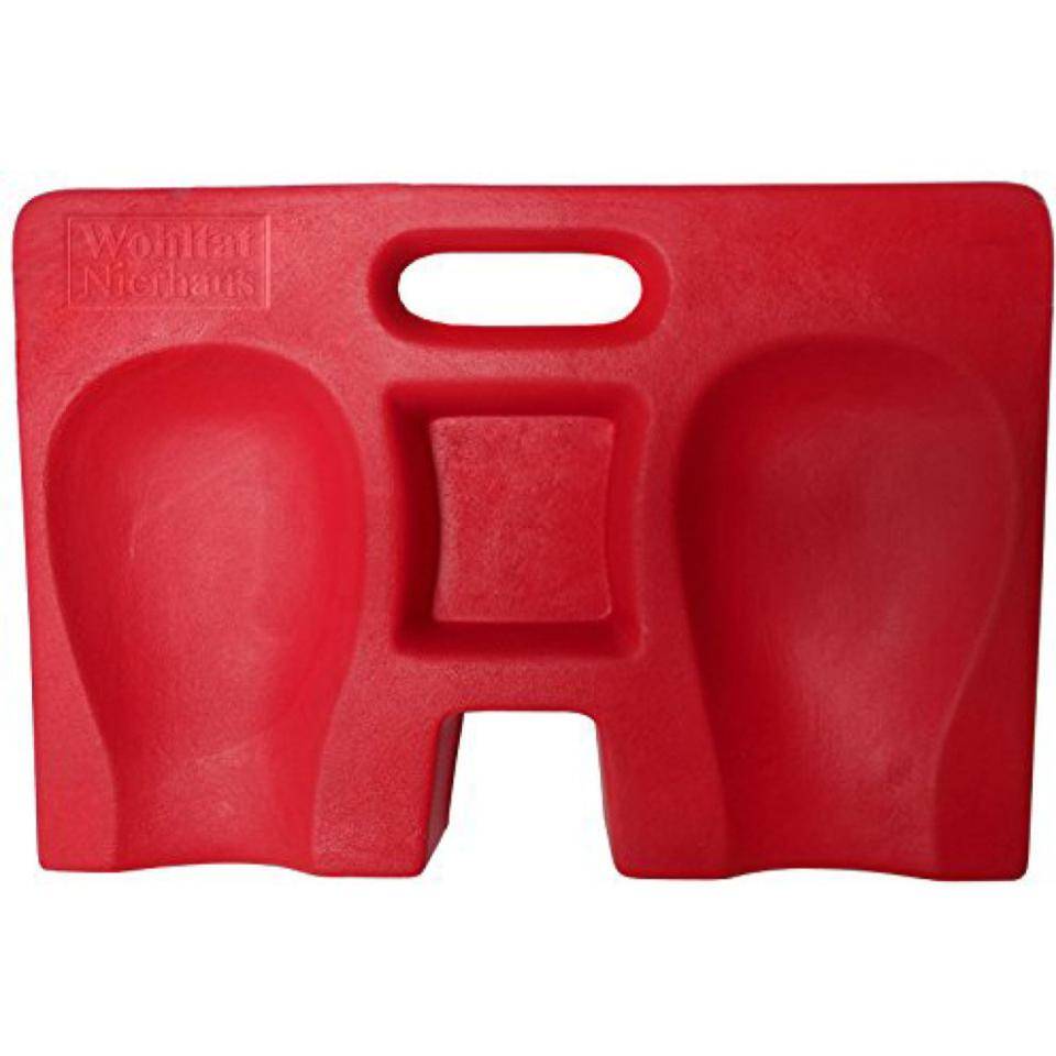 Kniekissen ANATOMIC ERGOPAD, rot, Polyurthanschaum, 420x250x50mm-0