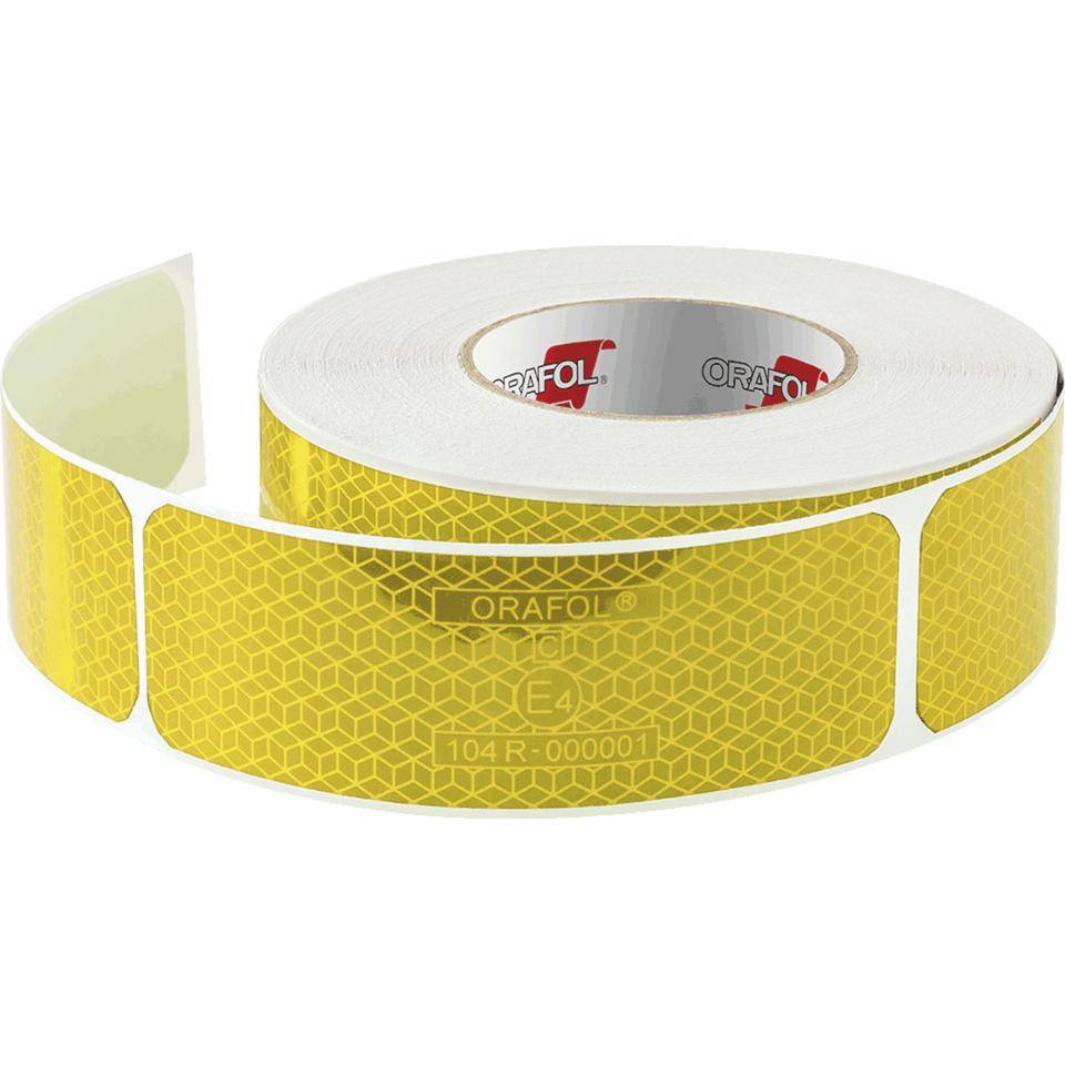 ORALITE® Kontur-Sicherheitsmarkierung, ECE 104, gelb, 50x160mm, 60/Rolle-0