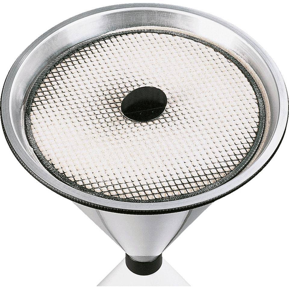 Standascher Diabolo, konisch geformt, rot, Stahlblech, Ø 405mm, 770mm-1