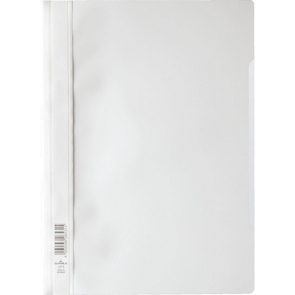 DURABLE Sichthefter A4, weiß, Kunststoff, 10/VE
