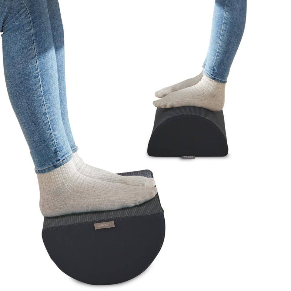 LEITZ Ergo Cosy Fußstütze, fördert eine gesunde Körperhaltung, grau-3