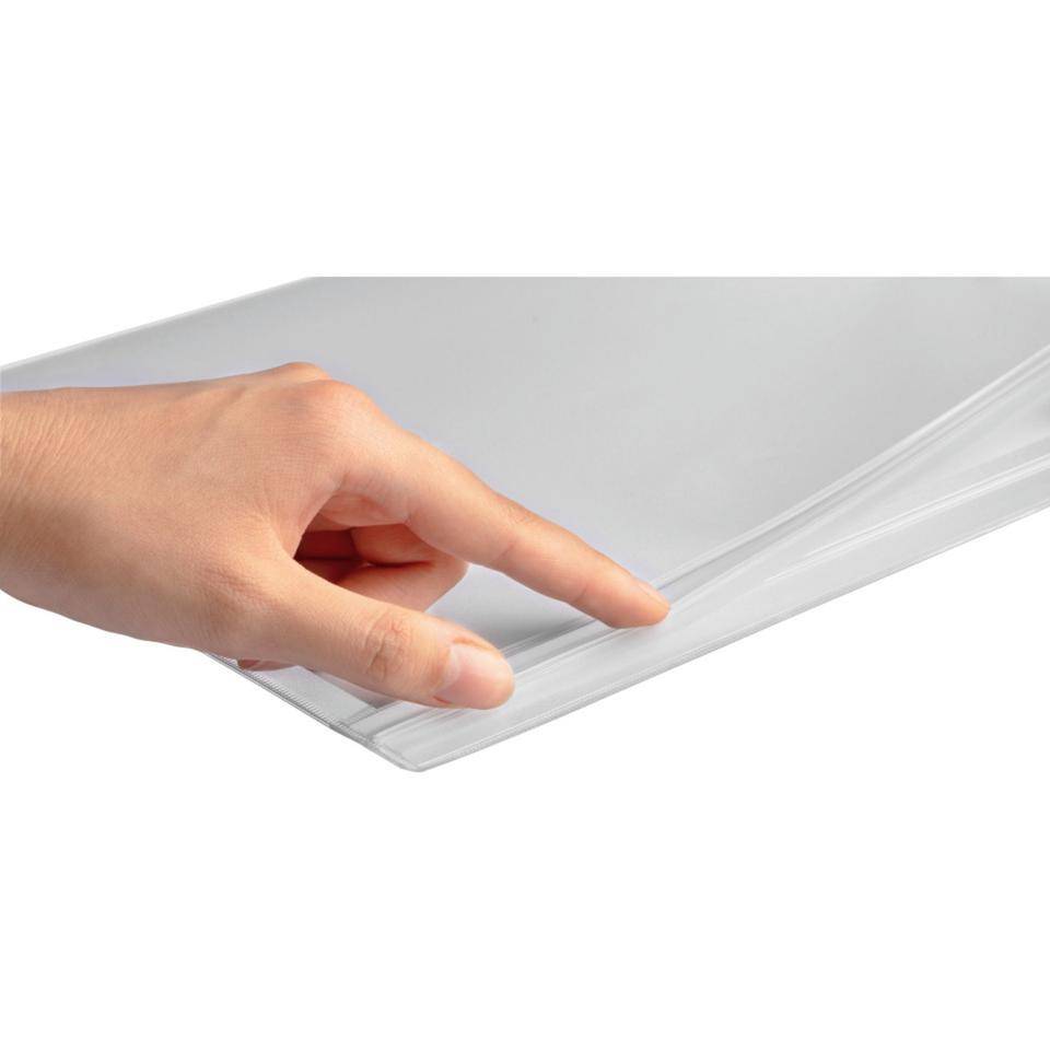DURABLE Plakattasche, selbstklebend, transparent, Kunststoffolie, DIN A4, 5/VE-2