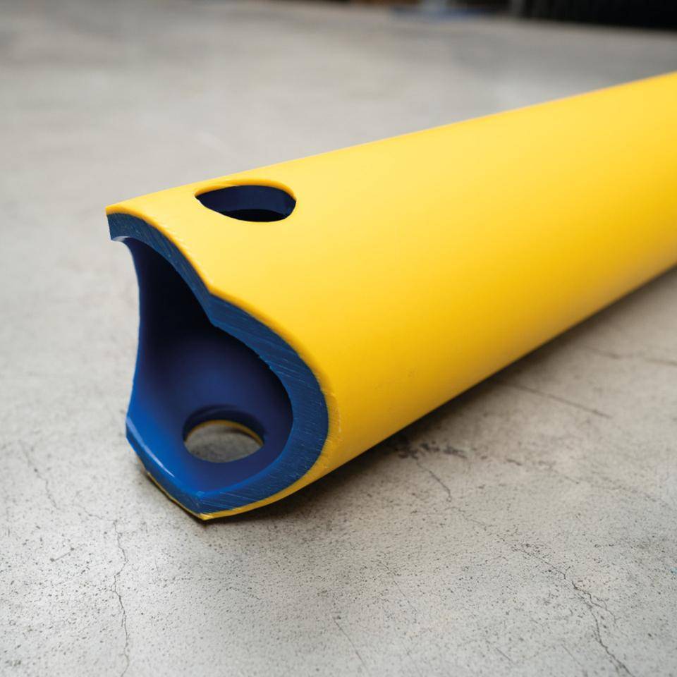 K.57 Planken f. Baukasten-Geländersystem, gelb, flexibler Spezialkunststoff, 1000mm-1