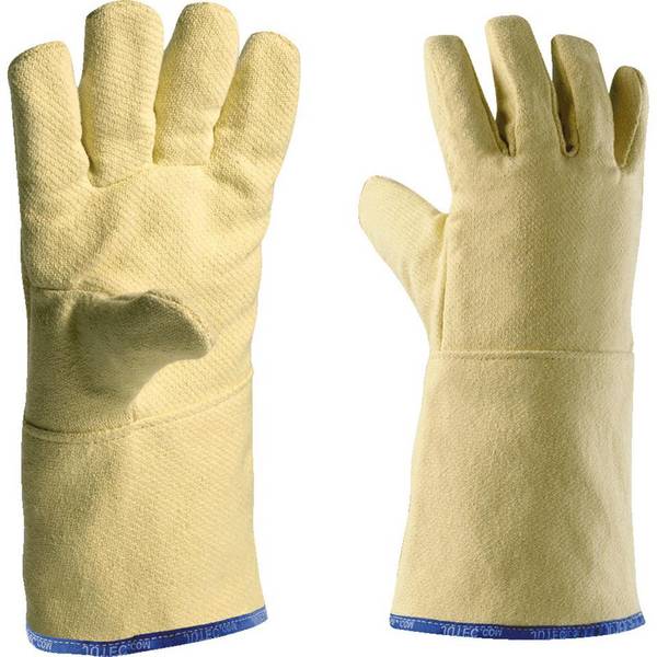 Hitzeschutzhandschuh H115, Kat.III, gelb, Aramid/Baumwolljersey,360mm, Größe 10