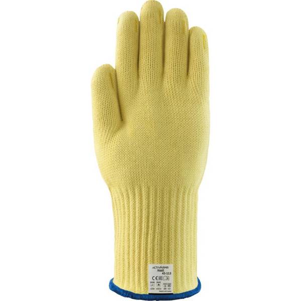 Ansell ActivArmr® Hitzeschutzhandschuh 43-113, Kat.III, gelb, 330mm, Größe 10