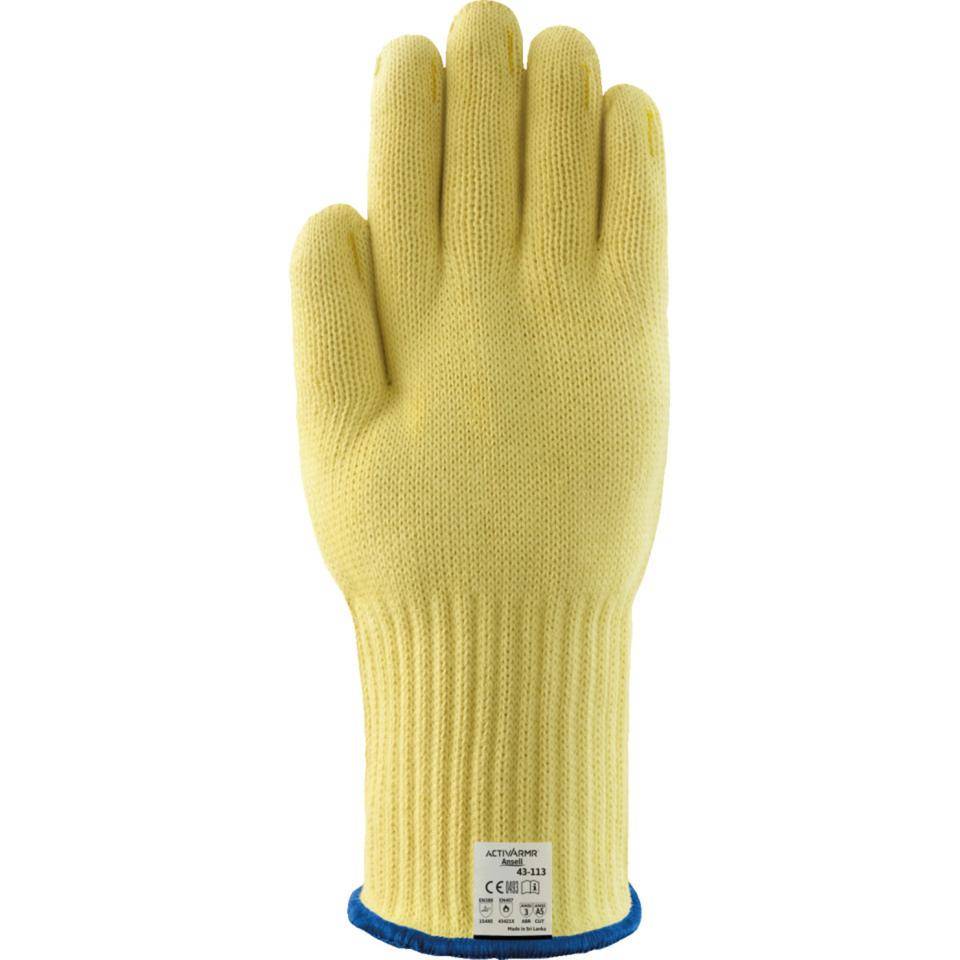 Ansell ActivArmr® Hitzeschutzhandschuh 43-113, Kat.III, gelb, 330mm, Größe 11-0