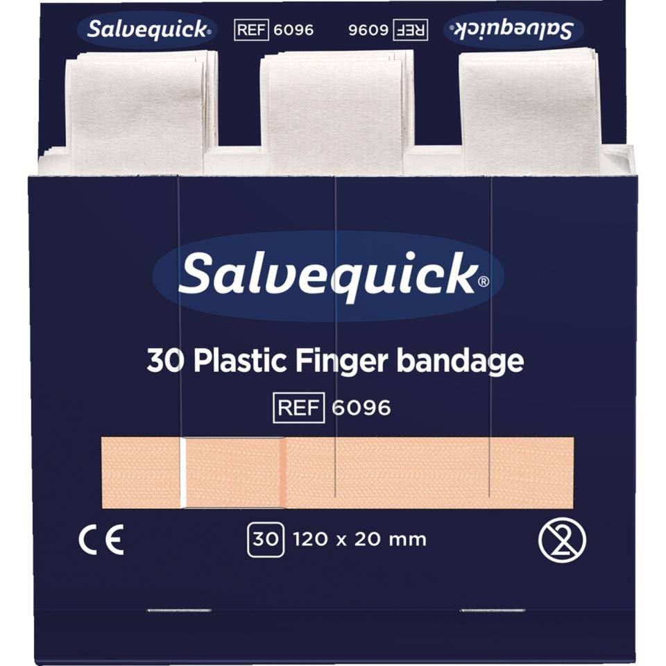 Nachfüll-Pflastersatz f. Salvequick® Pflasterspender, wasserabweisend, lang, 180/VE-0