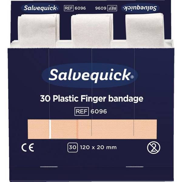 Nachfüll-Pflastersatz f. Salvequick® Pflasterspender, wasserabweisend, lang, 180/VE