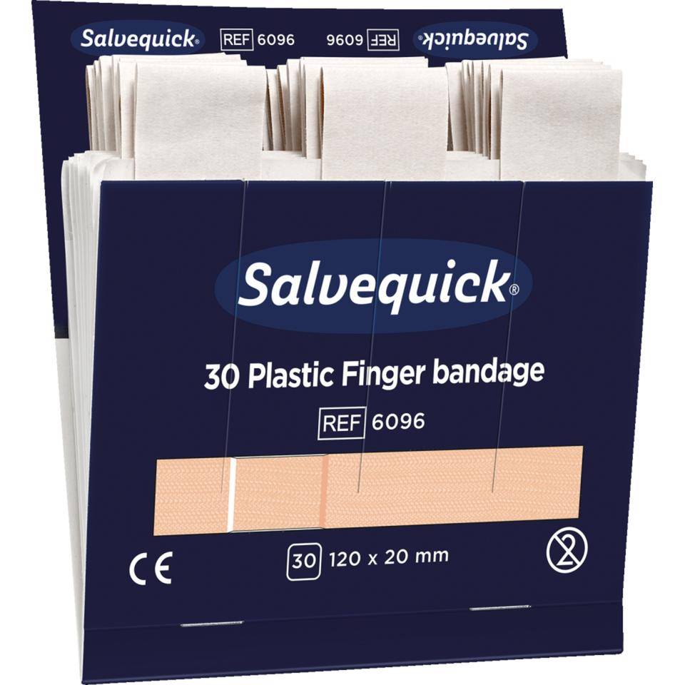 Nachfüll-Pflastersatz f. Salvequick® Pflasterspender, wasserabweisend, lang, 180/VE-1