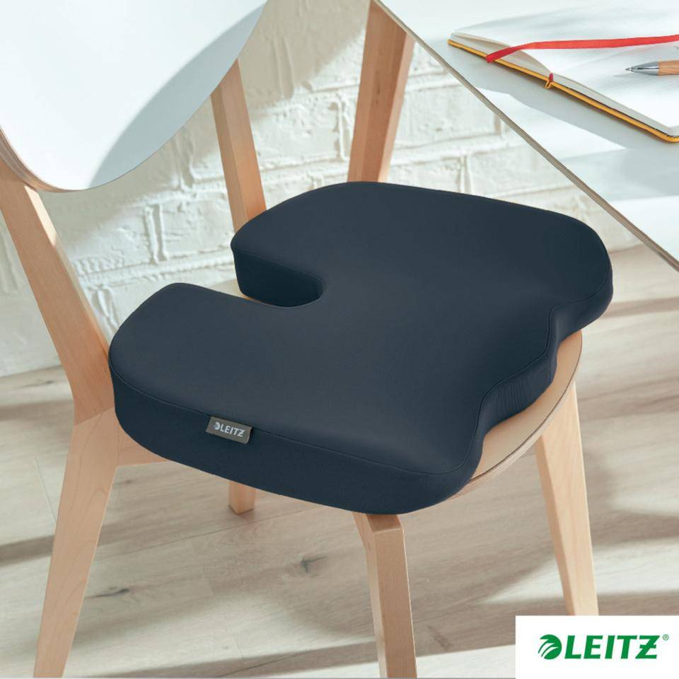 LEITZ Ergo Cosy Sitzkissen, ergonomisch geformt, grau-3