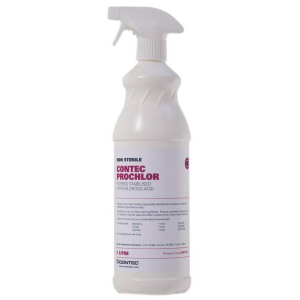 Contec® Desinfektionsmittel ProChlor, ISO 5 GMP C/D, 1 l/Sprühflasche