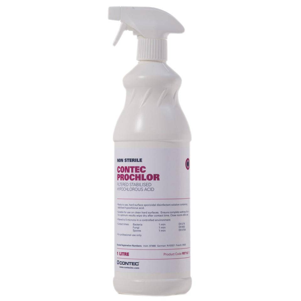 Contec® Desinfektionsmittel ProChlor, ISO 5 GMP C/D, 1 l/Sprühflasche-0