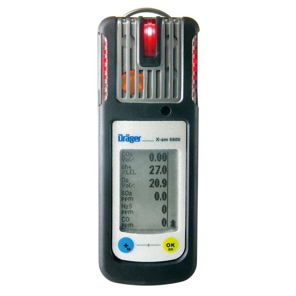 Dräger Mehrgasmessgerät X-am 5600, Abwasser-Set, schwarz, 561x319x228mm, 3, 69kg-0
