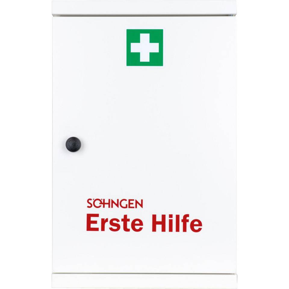 SÖHNGEN® Verbandschrank NovoLine 1, Füllung DIN 13157, weiß, 360x420x200mm-0