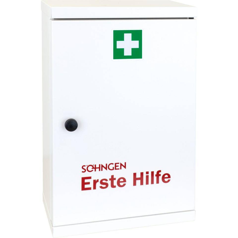 SÖHNGEN® Verbandschrank NovoLine 1, Füllung DIN 13157, weiß, 360x420x200mm-1