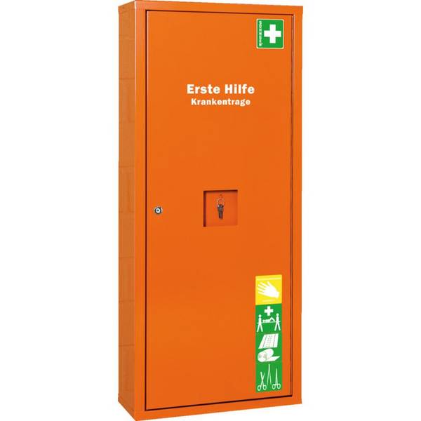 SÖHNGEN® Sanitätswandschrank Stocky, leer, orange, Feinblech, 490x1120x200mm