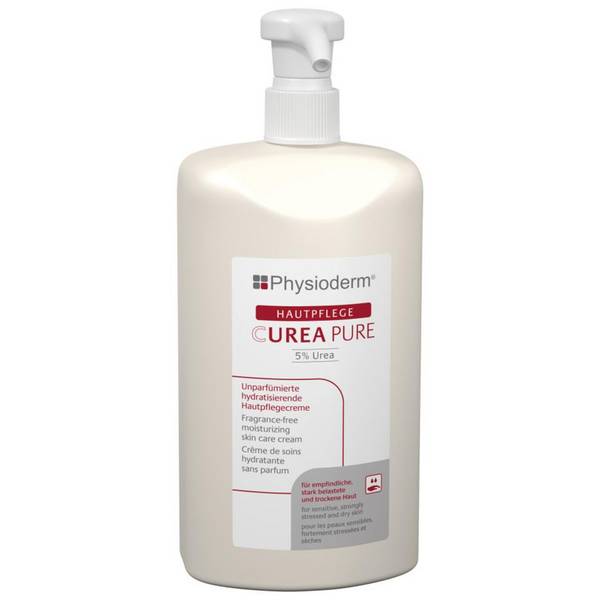 Physioderm® Hautpflegecreme CUREA PURE, parfümfrei, 500ml/Pumpflasche