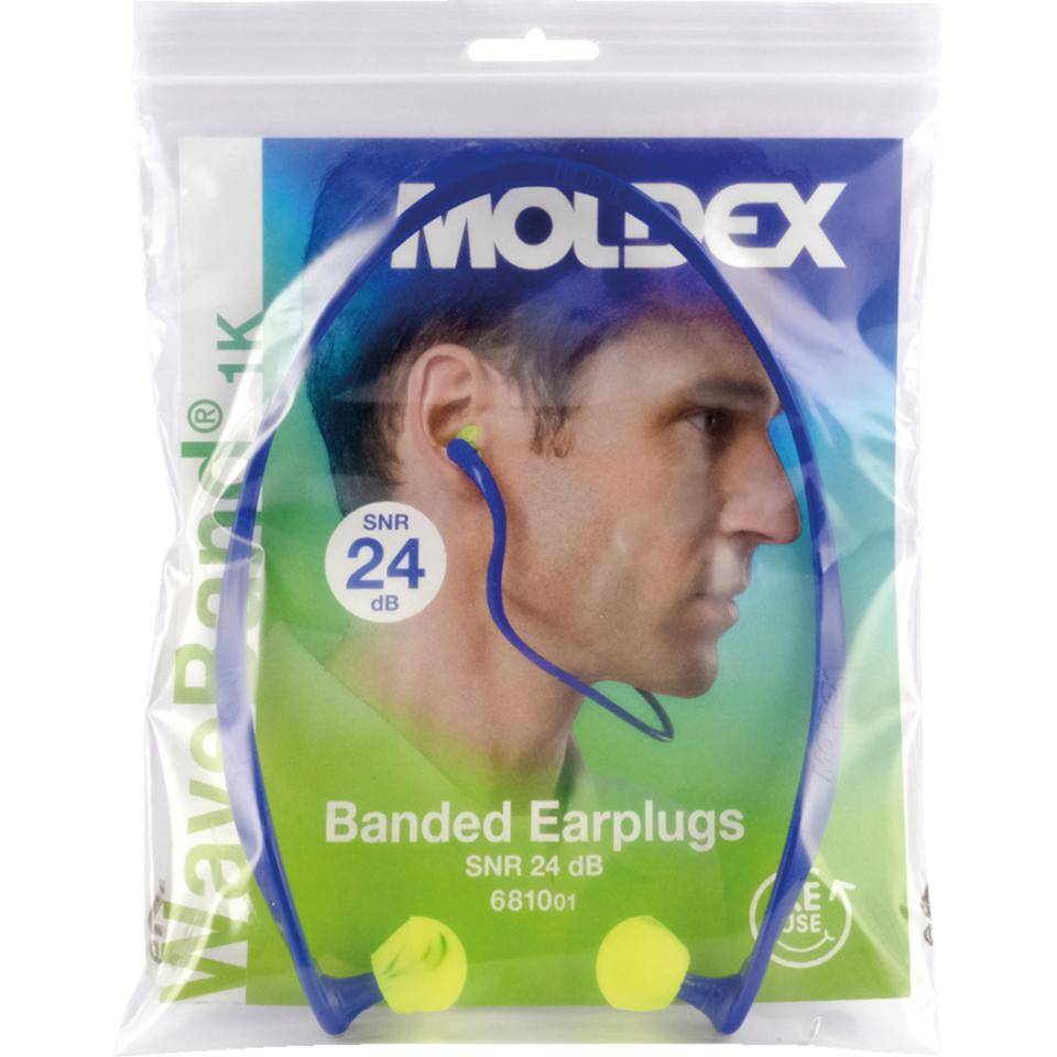 MOLDEX Bügelgehörschützer WaveBand 1K, Kat.III, blau/gelb, Duo-Material, 12g-2