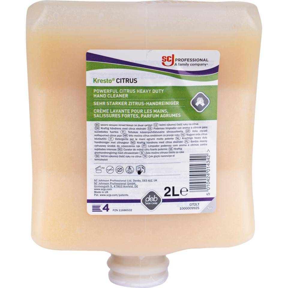 SC Johnson Hautreiniger Kresto® Citrus, für starke Verschmutzungen 2 l/Kartusche-0