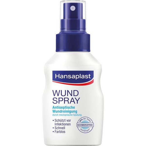 Hansaplast® Wundspray, zur antiseptischen Wundreinigung, 50ml/Flasche