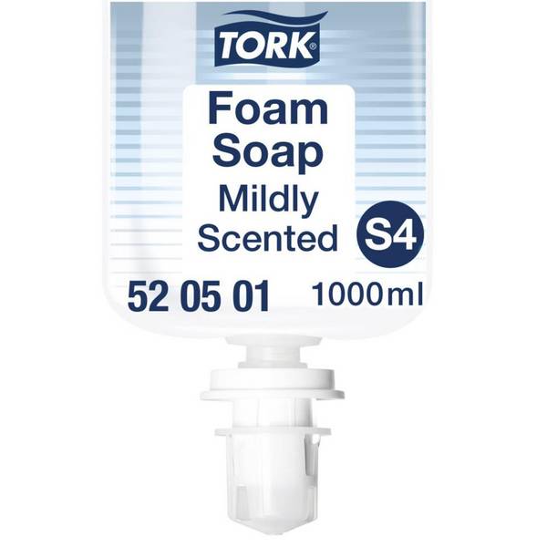 Tork Schaumseife S4, mild-duftend, transparent, 1000 ml/Flasche