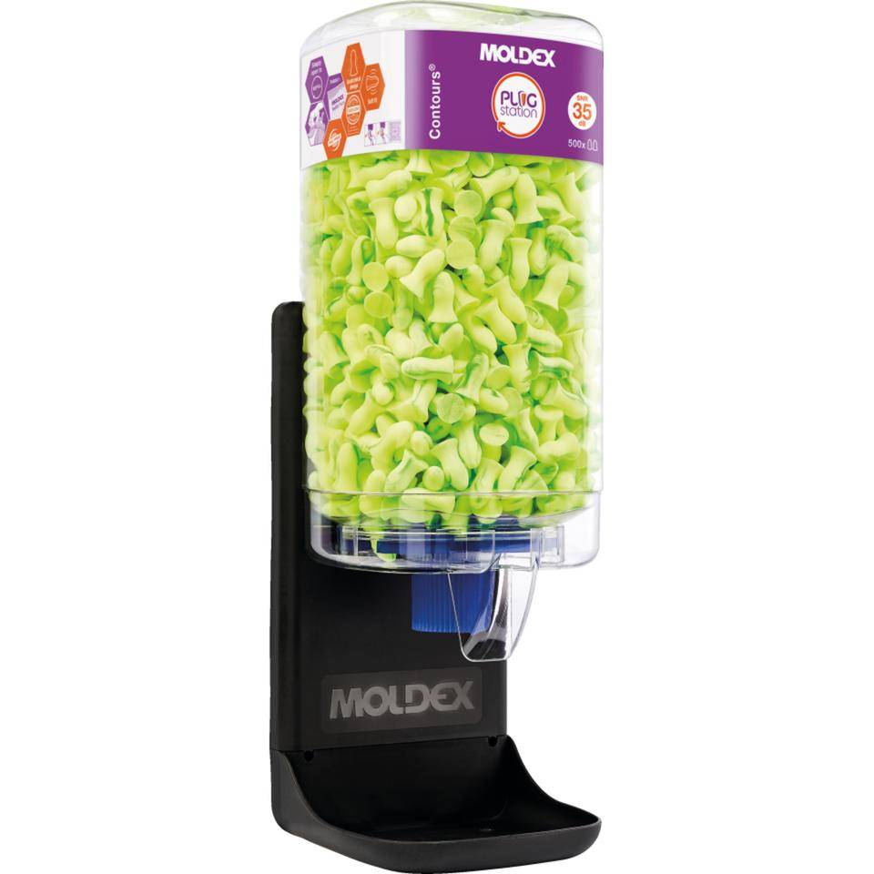 MOLDEX Gehörschutzstöpsel Contours® 7450 01, Kat.III, grün, Polyurethan, 500 Paar/VE-3