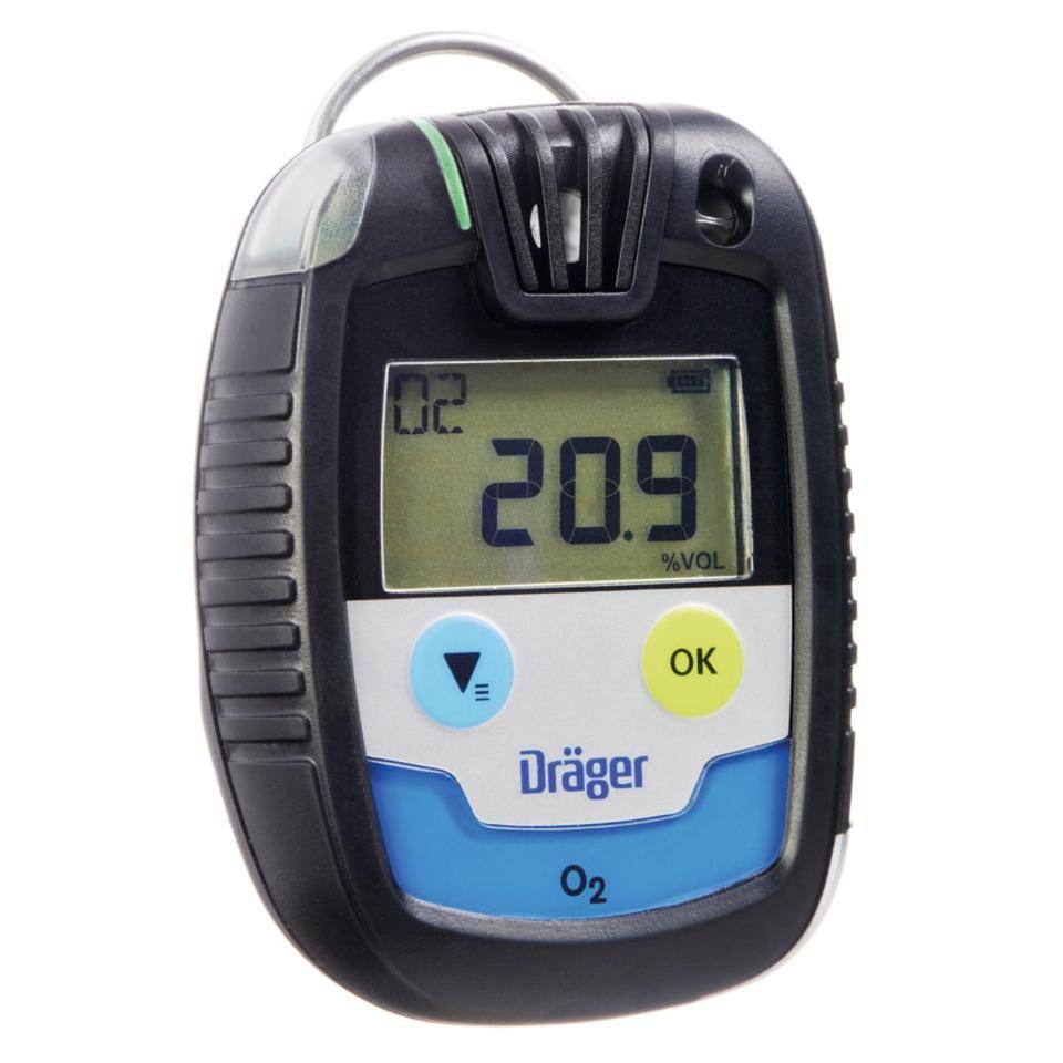 Dräger Eingasmessgerät Pac 6500 O2 (Sauerstoff), 84x64x20mm, 106g-3