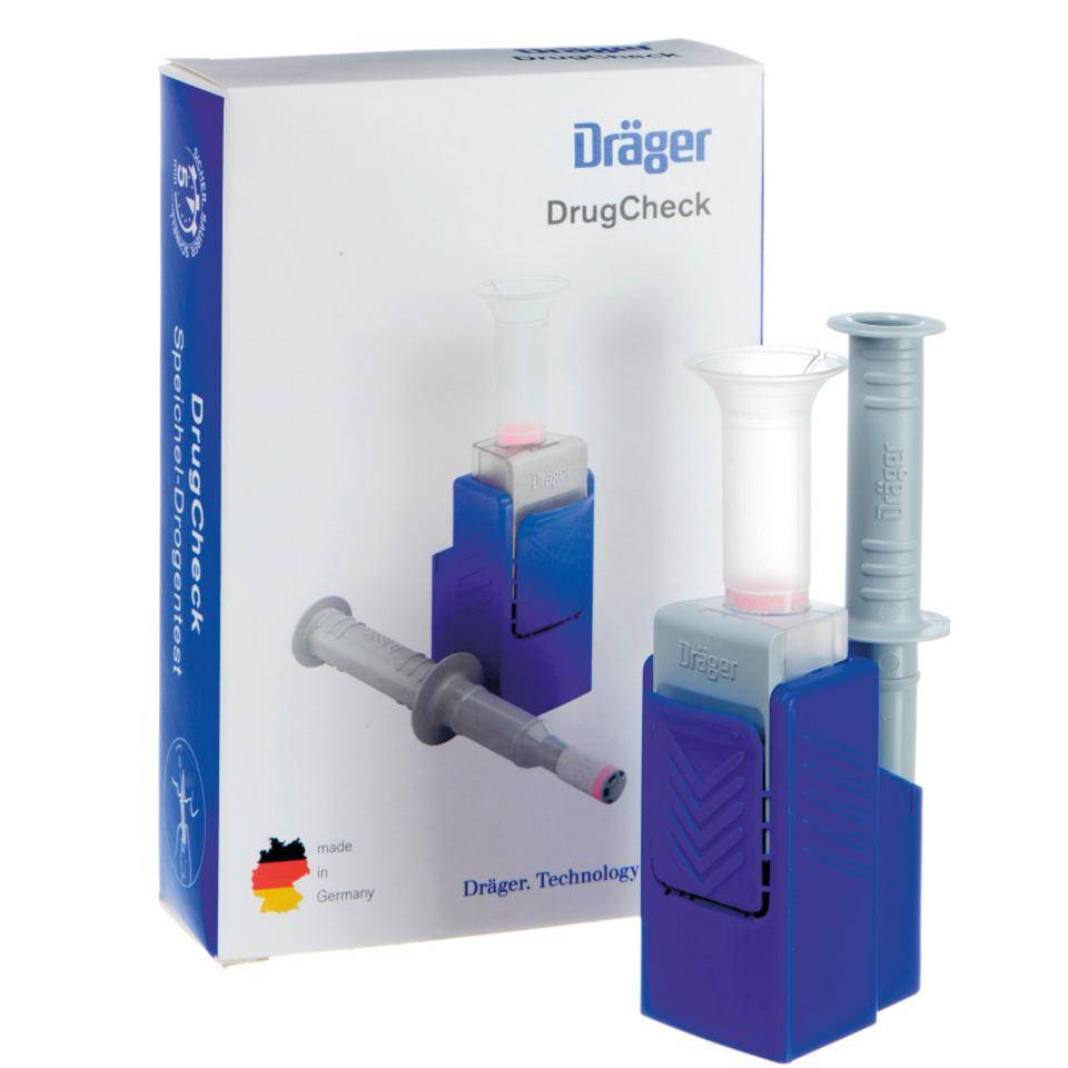 Dräger Schnelltest DrugCheck 3000, zum Nachweis kürzlich konsumierter Drogen-1