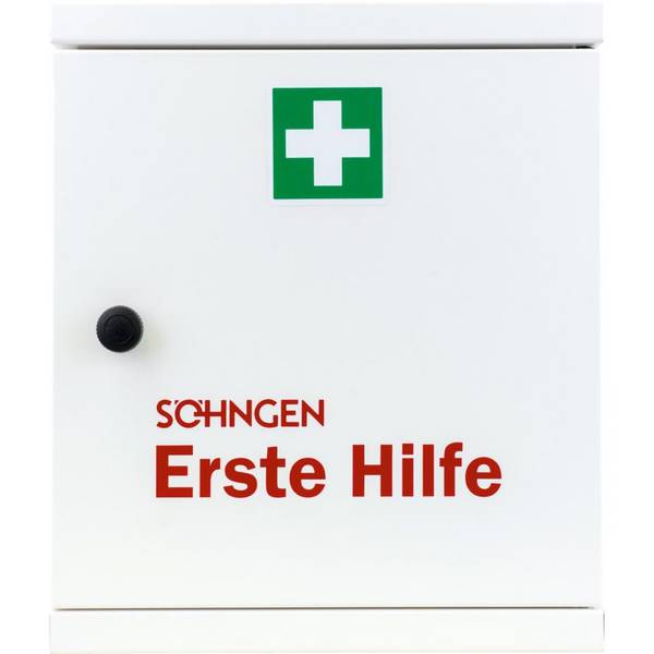 SÖHNGEN® Verbandschrank NovoLine 2, Füllung DIN 13169, weiß, 360x560x200mm