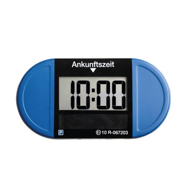 Needit Park Lite Solar, elektronische Parkscheibe, blau, StVO-Zul., 140x118mm