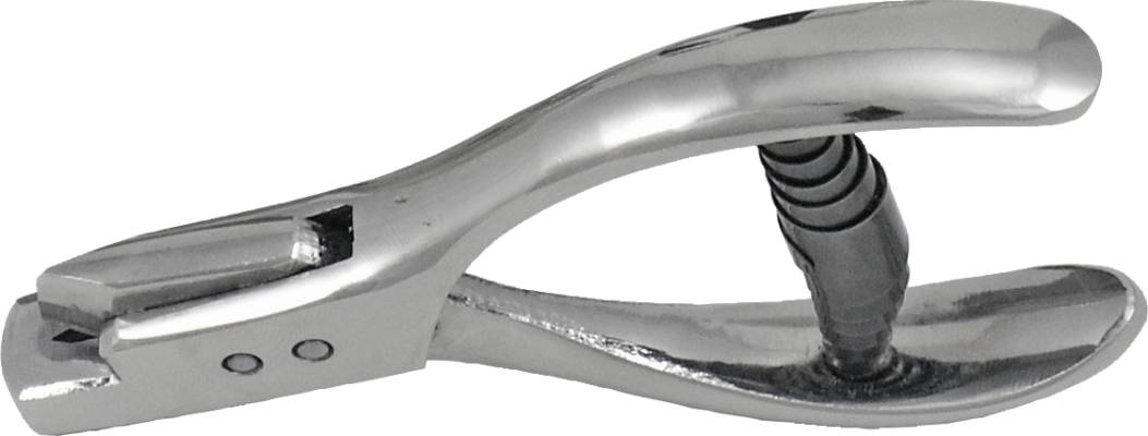 Kerbschnittzange mit Dreieck-Kerbung, Stahl, vernickelt, 5x6 mm-0