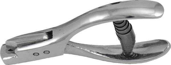 Kerbschnittzange mit Dreieck-Kerbung, Stahl, vernickelt, 5x6 mm
