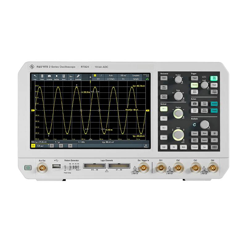 Rohde&Schwarz RTB24-70 | Oszilloskop RTB2 Serie, 70 MHz, 4 Kanal, inkl. AWG, USB, LAN, 2,5 GSa/s, 10 Bit-0