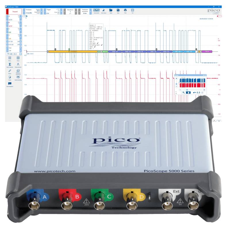 Pico Technology PicoScope 5442D | USB-Oszilloskop, DSO, 4-Kanal, 60 MHz (PQ146)-0