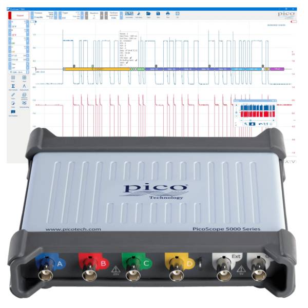 Pico Technology PicoScope 5442D | USB-Oszilloskop, DSO, 4-Kanal, 60 MHz (PQ146)