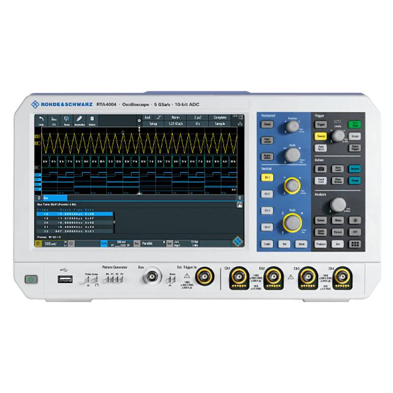 Rohde&Schwarz RTA4K-34M | Oszilloskop, MSO, 4+16-Kanal, 350 MHz, 10 Bit, 100 (200) Mpts, RTA Serie (1335.7700P35)-0